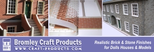 Dolls House Brick & Stone Finishes from Bromley Craft Products