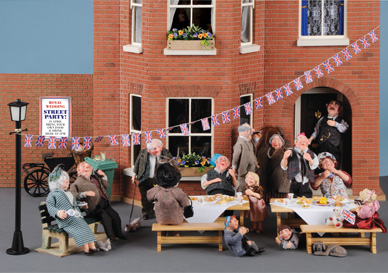 Dolls House Street Party - Royal Wedding Feature