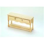 3 Drawer Dolls House Server - Plain Wood