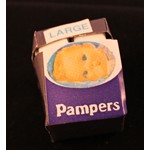 Miniature Box of Pampers Nappies