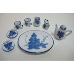 Blue Coffee Set