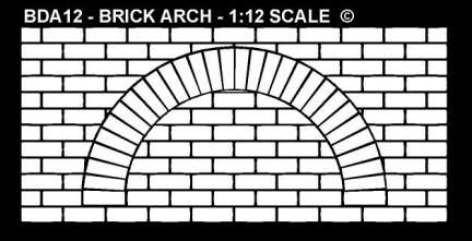 Brick Arch Stencil