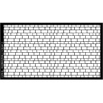 Coursed Stone Stencil Extra Large - 1:12 scale