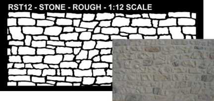 Rough Stone Stencil