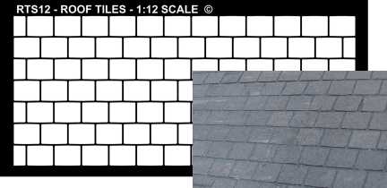 Roof Tile / Slate Stencil