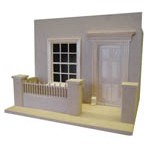 House Front Facade - 1:12 Scale Kit