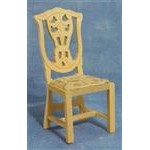 Dolls House Dining Chair - Plain Wood