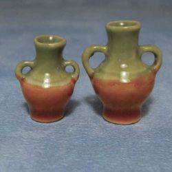 Glazed Amphora x2