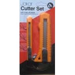Cutter Set - 2x Snap-off Blade Knives