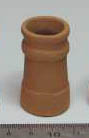 Chimney Pots (pair) - Round for 1:12 Scale Dolls House