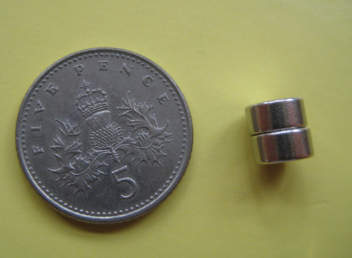 2x Strong Magnets - 6mm dia x 3mm thick