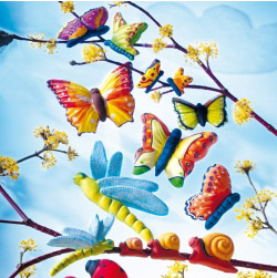 Fimo Moulds - Animals in the Garden (Artist Quality)