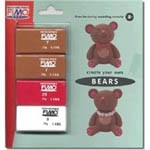 Fimo Step-by-Step Kit - Bears