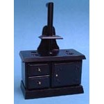 Dolls House Aga Stove / Range Cooker (Black)