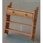 Small Wall Shelf Unit for Dolls House