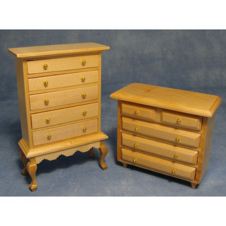 Dolls House Chest of Drawers Tallboy