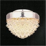 Silver Glass Effect Dolls House Ceiling Light