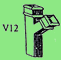 V12 Square Single side branch