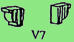 V7 Square Bracket, pack of 12