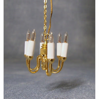 6 Arm Chandelier Light - 1:24 scale