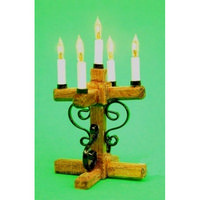 5 Candle Tudor Style Candelabra