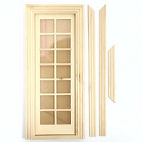 Glazed Interior Door for 1:12 Scale Dolls House