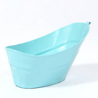 Painted Metal Bath for Dolls House