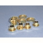 Dolls House Brass effect tea coffee set