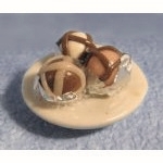 Dolls House Plate of 3 cakes