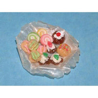 Plate of Assorted Cookies and Cakes