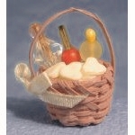 Dolls House Basket of Perfume