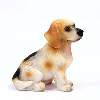 Beagle Sitting Dog Figure