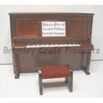 Dolls House Piano with Stool