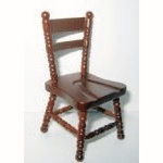 Dolls House Mahogany Chair