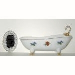 Dolls House Bath and Mirror set