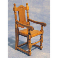 2x Carver Chairs for Dolls House 1:12 Scale