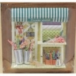Miniature Framed Flower Stall