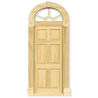 Front Door 'No 10' style for 1:12 Scale Dolls House