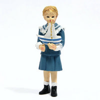 Resin Child Figure with Boat