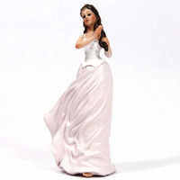 Resin Lady in Corset Figure