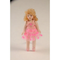 Young Ballerina Girl Doll Figure