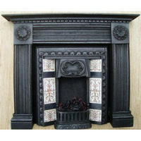Dolls House Fireplace with Glowing Fire