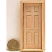 Interior 6 Panel Door for 1:24 scale Dolls House