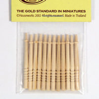 Stair Spindles x12 - 1:24 scale