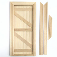 English Ledge & Brace Cottage Door - 1:12 scale