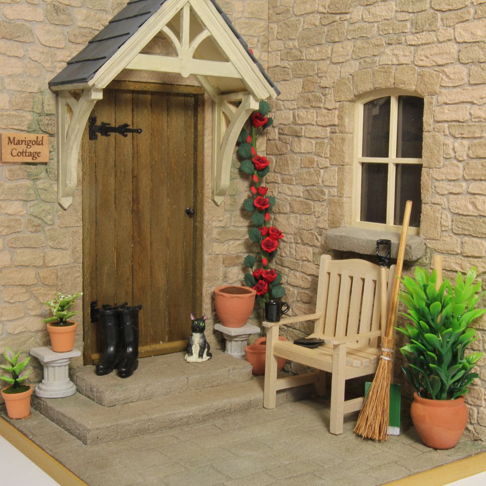 Completed cottage garden showing realistic detail