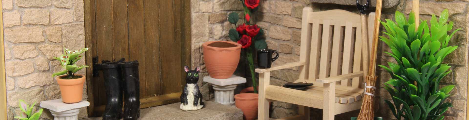 Dolls house garden discount