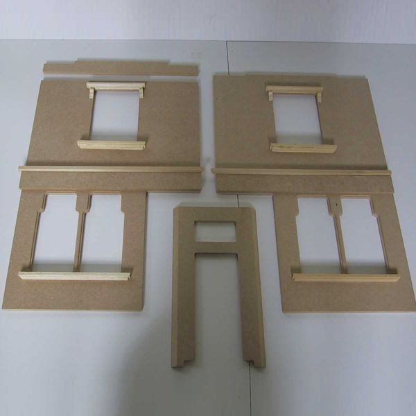 Undecorated Dolls House Parts