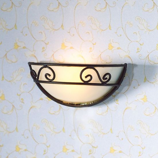 Half Circle Wall Light for Dolls House