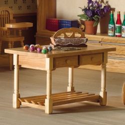 Kitchen Table with Drawers